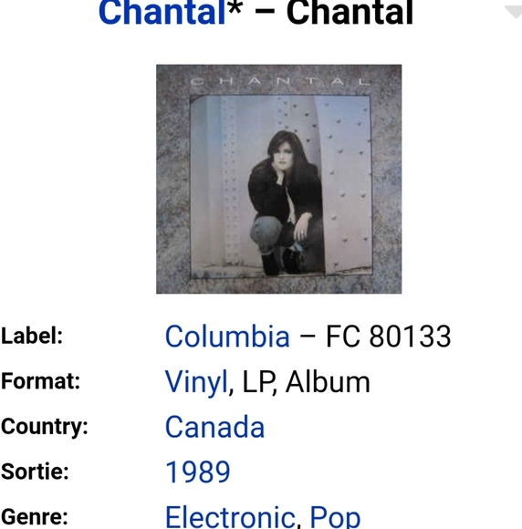 3/$25●Chantal●1989●*As Is* - Picture 7 of 7